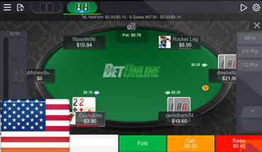 BetOnline United States Poker App